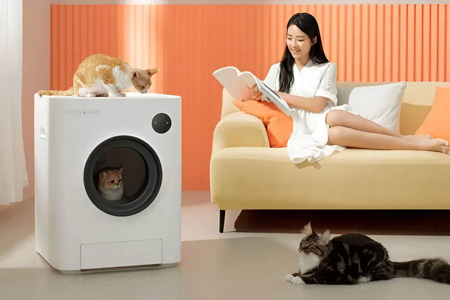 cat self cleaning litter